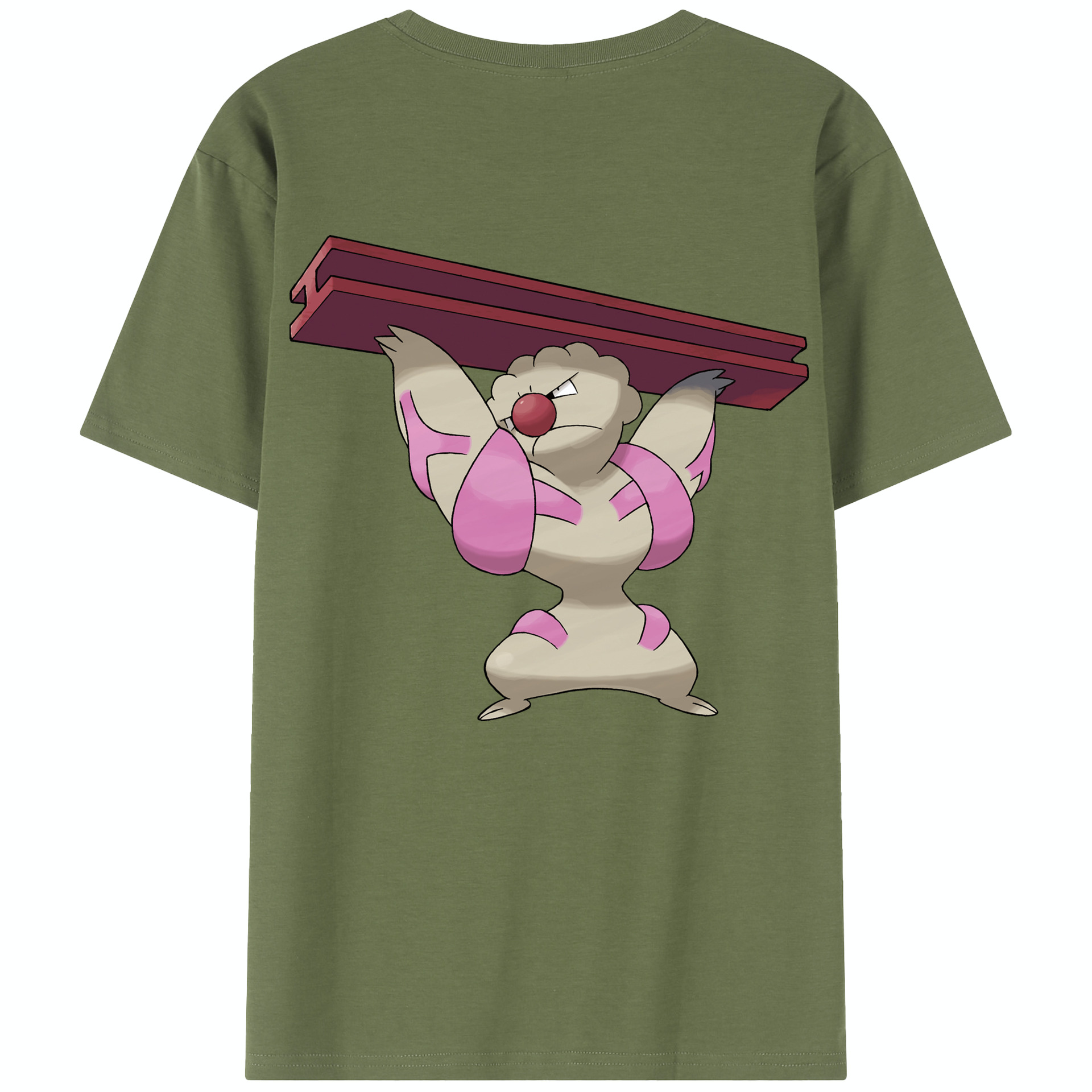 （画像用） ポケットモンスター Pokémon 綿100％半袖Tシャツ（背面プリント）